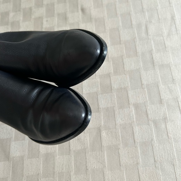 Alexander Wang Rose Gold Lift Heel Kori Leather Ankle Booties - Picture 12 of 13